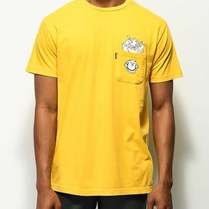 Yellow RIPNDIP “Stuffed Gold Pocket T-Shirt”